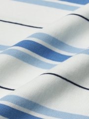 Áo Thun MLB Varsity Stripe Overfit Short Sleeve T-Shirt New York Yankees Ivory