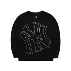 Áo Thun MLB Long Sleeve Basic Megalogo New York Yankees Black