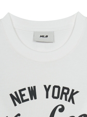Áo Thun MLB Letter Mega Bear Overfit Short Sleeve T-Shirt New York Yankees White