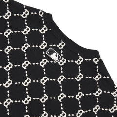 Áo Thun MLB Monogram All-Over Print Boston Red Sox Black