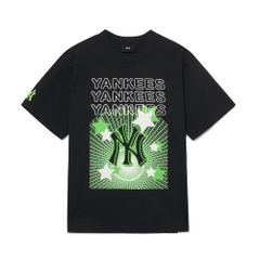 Áo Thun MLB Neon Festa Overfit New York Yankees Black