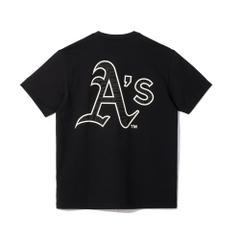Áo Thun MLB New Era Basic Oakland Athletics Black