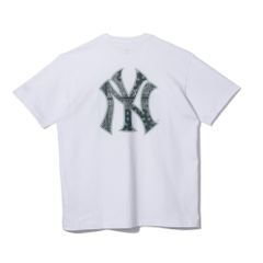 Áo Thun MLB New Era Big Paisley New York Yankees White