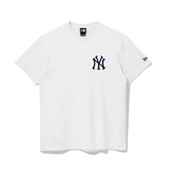 Áo Thun MLB New Era Heavy Cotton New York Yankees Off White