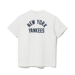 Áo Thun MLB New Era Heavy Cotton New York Yankees Off White