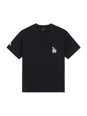 Áo Thun MLB Oversized Short-Sleeve T-Shirt Featuring Bernie's Back Graphic LA Dodgers Black