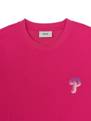 Áo Thun MLB Oversized Short-Sleeve T-Shirt Featuring Bernie's Back Graphic Philadelphia Phillies Pink