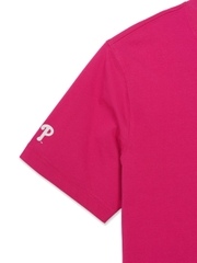 Áo Thun MLB Oversized Short-Sleeve T-Shirt Featuring Bernie's Back Graphic Philadelphia Phillies Pink