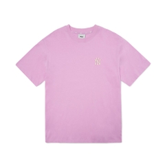 Áo Thun MLB Paisley Back Logo New York Yankees Pink