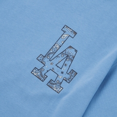 Áo Thun MLB Megalogo Paisley LA Dodgers L.Blue