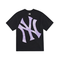 Áo Thun MLB Paisley Megalogo New York Yankees Black