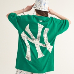 Áo Thun MLB Paisley Megalogo New York Yankees Green