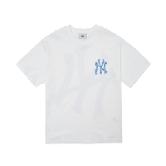 Áo Thun MLB Paisley Megalogo New York Yankees White
