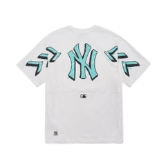 Áo Thun MLB Seamball Back Logo New York Yankees White