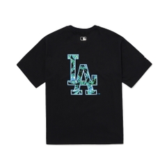 Áo Thun MLB Summer Night LA Dodgers Black