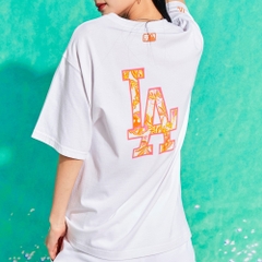 Áo Thun MLB Summer Night LA Dodgers White