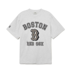 Áo Thun MLB Varsity Overfit Boston Red Sox L.Melange Grey