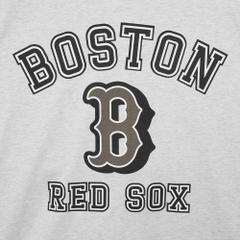 Áo Thun MLB Varsity Overfit Boston Red Sox L.Melange Grey