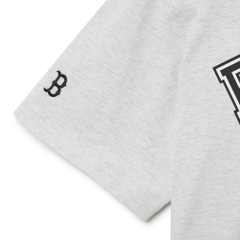 Áo Thun MLB Varsity Overfit Boston Red Sox L.Melange Grey