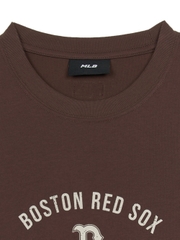 Áo Thun MLB Varsity Vintage Color Graphic Overfit Short Sleeve T-Shirt Boston Red Sox Brown