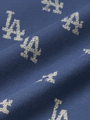 Áo Thun MLB Vintage Mono Full-Panel Pattern Overfit Short-Sleeve T-Shirt LA Dodgers Indigo