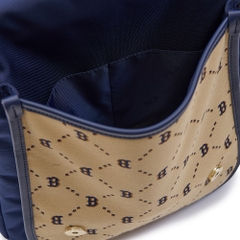 Balo MLB Korea Diamond Monogram Jacquard Cute Bear Boston Red Sox Beige