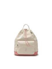 Balo MLB Korea Basic Nylon Sportive Backpack Boston Red Sox Cream