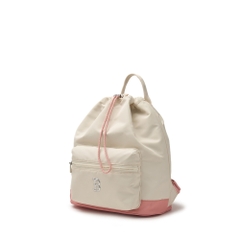Balo MLB Korea Basic Nylon Sportive Backpack Boston Red Sox Cream