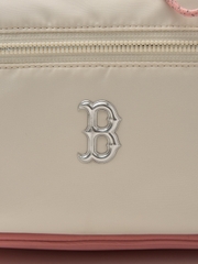 Balo MLB Korea Basic Nylon Sportive Backpack Boston Red Sox Cream