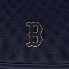 Balo MLB Korea [KIDS] Dia Mono Embossed School Bag Boston Red Sox Navy