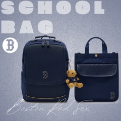 Balo MLB Korea [KIDS] Dia Mono Embossed School Bag Boston Red Sox Navy