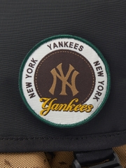 Balo MLB Korea Premium Outdoor Backpack New York Yankees Beige