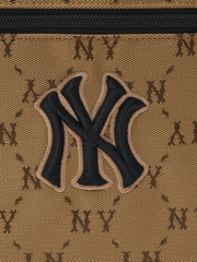 Balo MLB Korea Premium Outdoor Backpack New York Yankees Beige