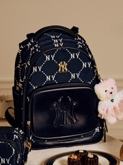 Balo MLB Korea Newlux Mono Backpack Set New York Yankees Black