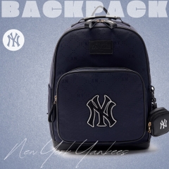 Balo MLB Korea Diamond Monogram Tone-Tone Jacquard New York Yankees D.Navy