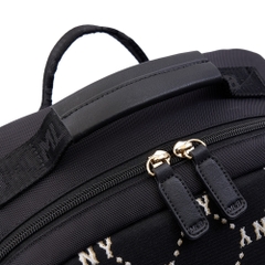 Balo MLB Korea Diamond Monogram Jacquard Cute Bear New York Yankees Black