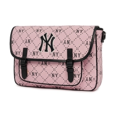 Túi MLB Korea Diamond Monogram Academy New York Yankees Pink