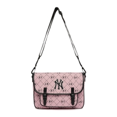 Túi MLB Korea Diamond Monogram Academy New York Yankees Pink