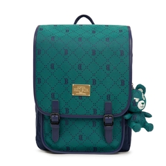 Balo MLB [KIDS] Diamond Monogram Backpack Boston Red Sox Green