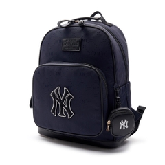Balo MLB Korea Diamond Monogram Tone-Tone Jacquard New York Yankees D.Navy