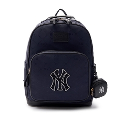 Balo MLB Korea Diamond Monogram Tone-Tone Jacquard New York Yankees D.Navy