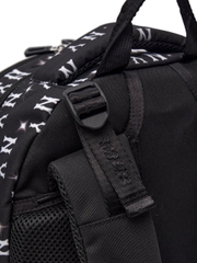 Balo MLB [KIDS] Lux Monogram School Bag New York Yankees Black