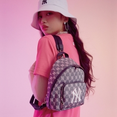 Balo MLB Mini Monogram Jacquard New York Yankees Black