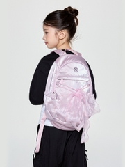 Balo MLB Girls' Lightweight Ribbon Backpack New York Yankees Pink