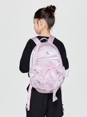 Balo MLB Girls' Lightweight Ribbon Backpack New York Yankees Pink