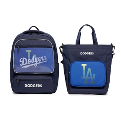 Balo MLB [KIDS] Backpack Children's School Bag Set LA Dodgers Navy