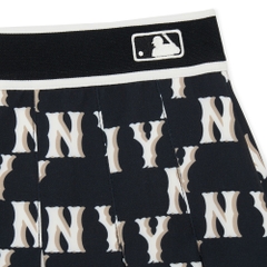 Váy MLB Women's Classic Monogram Front Pattern Pleated Skirt New York Yankees Black