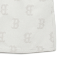 Váy MLB Women's Classic Monogram Jacquard Denim Skirt Boston Red Sox Cream