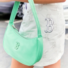 Váy MLB Women's Classic Monogram Jacquard Denim Skirt Boston Red Sox Cream