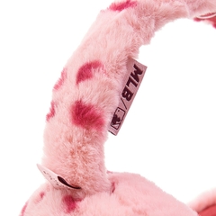 Chụp Tai MLB Monogram Series Boston Red Sox Pink